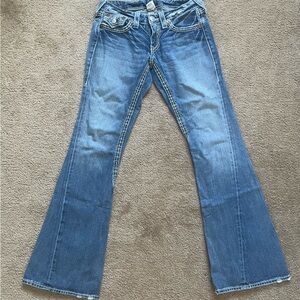 True Religion Light Blue Flare Jeans